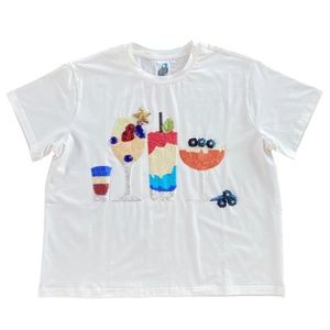 Queen of Sparkles Rum, Wine & Blueberry Tee
